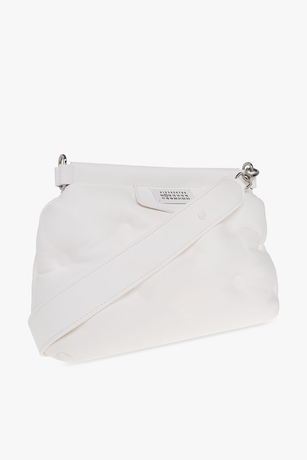 ショルダーバッグ・ポシェット MAISON MARGIELA 'Glam Slam hobo small' shoulder bag White MAISON MARGIELA-GLAM SLAM HOBO SMALL-SB3WG0024P4300 H9677 – Dope